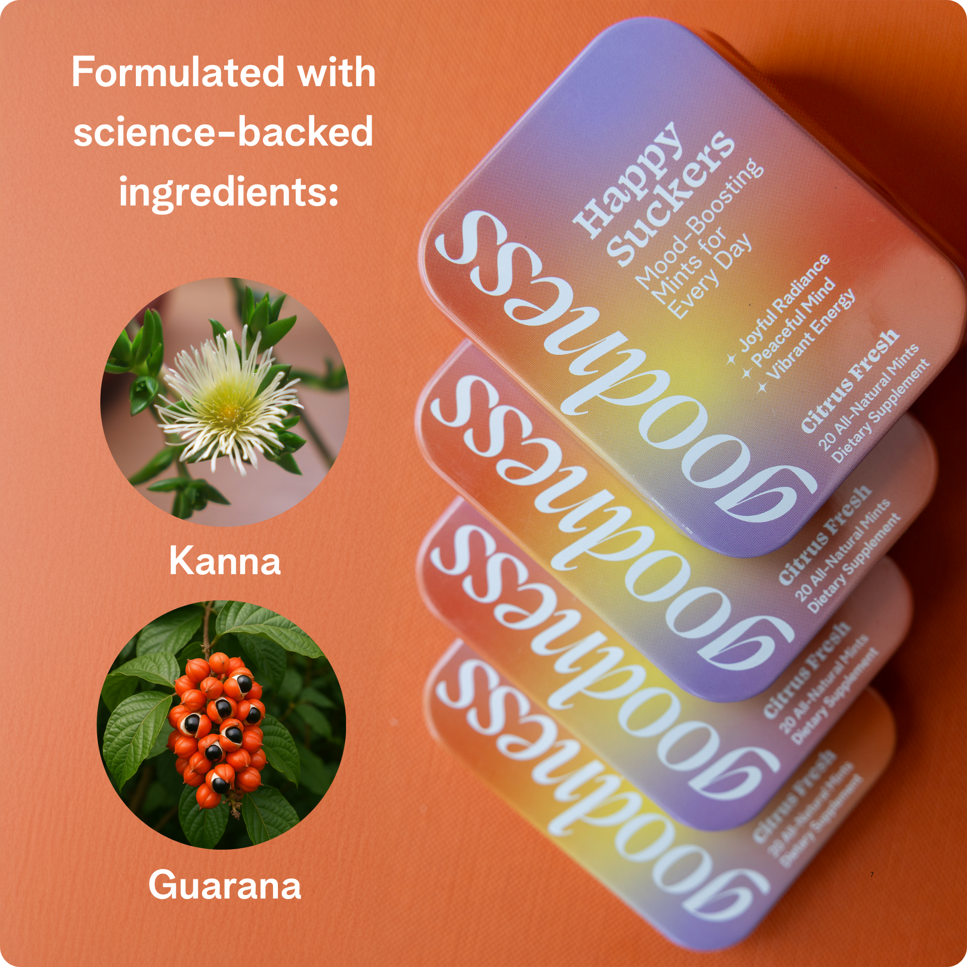 Happy Suckers Mood-Boosting Mints