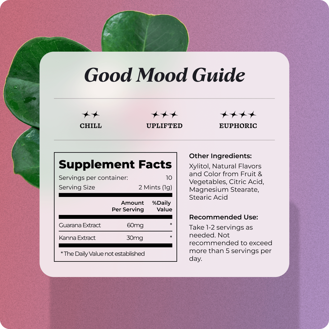 Happy Suckers Mood-Boosting Mints